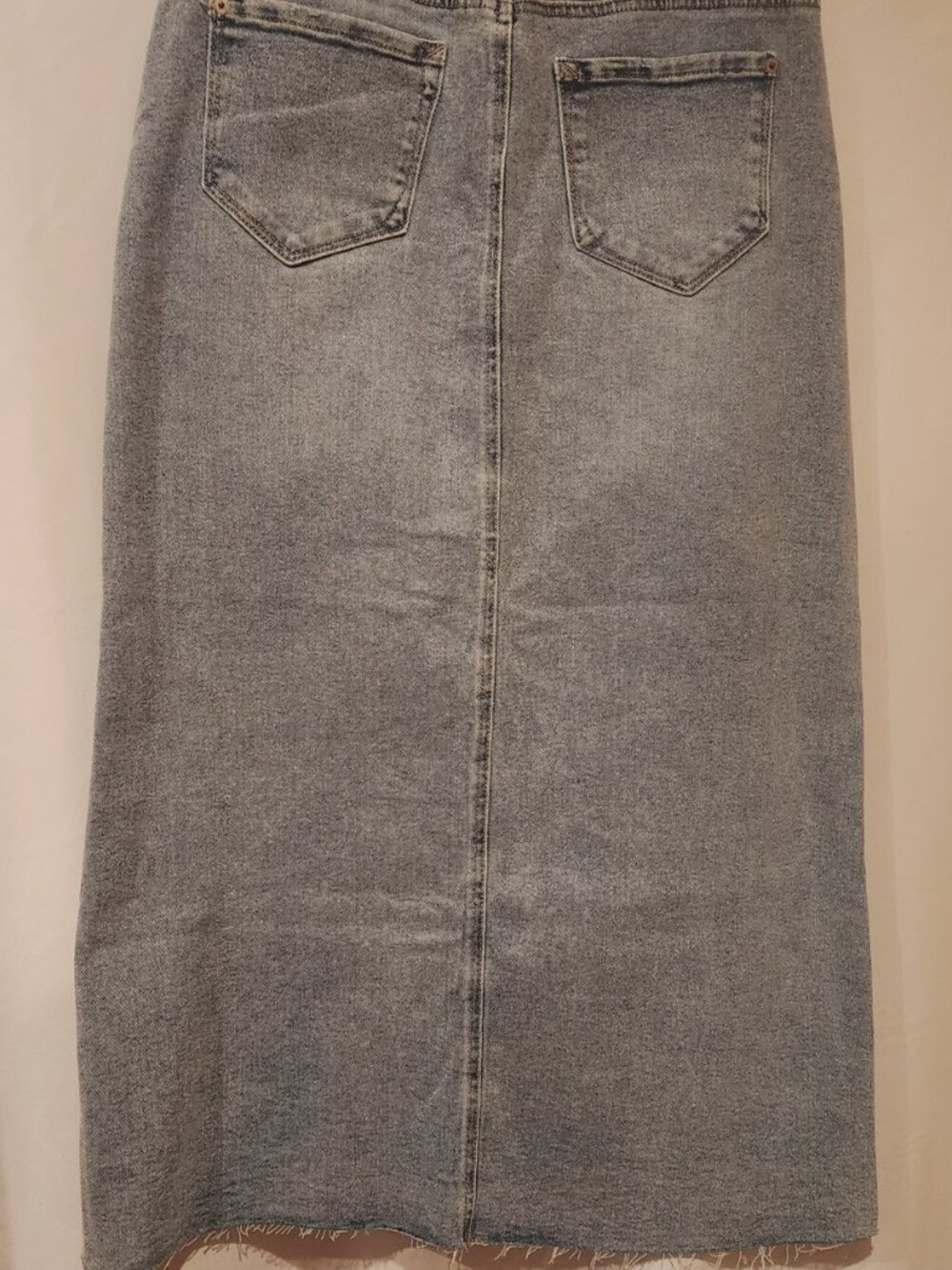 Kensie Vintage Luxe Denim Skirt - Picture 4 of 4